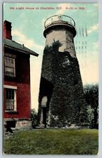1912  Charlotte  New York  Old Lighthouse   Postcard picture