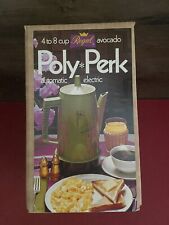 New In The Box Regal Poly Perk Percolator Coffee Pot Avocado K7508 4-8 Cups NOS picture