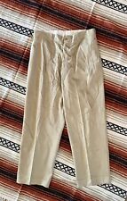 37x29 Vintage 1960’s Military Khaki Trousers picture