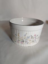 Poole England Stoneware Fragrance Design Souffle Dish Floral  picture