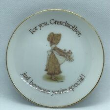 American Greetings HOLLY HOBBIE HOBBY Grandmother Collector Plate Plaque 1978 picture