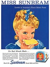 1957 Sunbeam Bread Advertisement High Quality Metal Magnet 3 x 4 inches 9660 picture