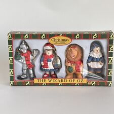 NIB Vintage Magic Creations 1996 Wizard of Oz Christmas Ornaments 4 Piece picture