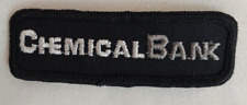 Vintage CHEMICAL BANK Patch, 3.25