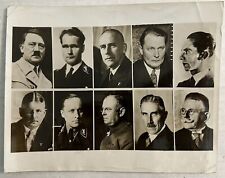 Extremely Rare 1933 Original Photograph German Candidates - WW2 Hitler Leader picture