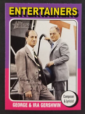 George & Ira Gershwin Composer Lyricist 2009 Topps Heritage Card #83 (NM) picture