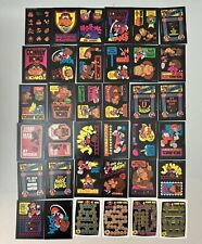 1982 Topps Donkey Kong Sticker Card FULL SET 32 Stickers 4 Scratch Offs VINTAGE picture