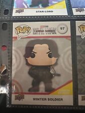Upper Deck Funko Pop Marvel Trading Card Winter Soldier #97 Convention Exclusive picture