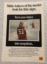 Vintage 1972 Kodak Original Print Ad Full Page - Turn Slides Into Snapshots picture
