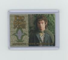 2004 Topps Lord of the Rings Return Frodo's Grey Vest Authentic Movie Relic picture
