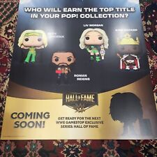 2023 WWE Funko Pop Poster Hall Of Fame 24” x 24” picture