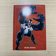 Venom, 1992 Marvel Masterpieces SkyBox Card #97 SIGNED By Joe Jusko picture