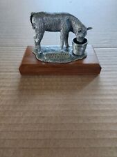Land O' Lakes Pewter Cow Milk Can 40 Years Of Firsts Calf Replacer Commemorative picture