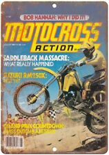 1981 Bob Hannah Motocross Action Magazine Ad Reproduction Metal Sign A379 picture