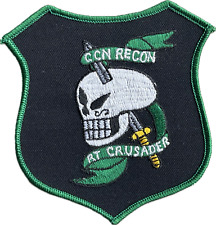 POST WAR 1980's VINTAGE 3rd GENERATION RECON TEAM CRUSADER (CCN) PATCH (1289) picture