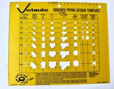Vintage 1974 Victaulic Grooved Piping Design Template picture