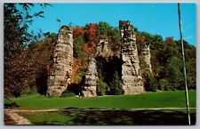 Natural Chimneys Mount Solon Virginia Forest Mountain Rock Formations Postcard picture