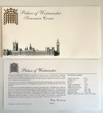 NEW PALACE OF WESTMINSTER SOUVENIR COVER 1997 Collectors Item London England picture