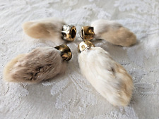 Lucky Charm Natural Real Rabbits Foot Feet For Key Ring - Has Claws picture