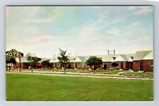 Boise ID-Idaho, Boulevard Motel, Outside Scenic View, Vintage Postcard picture