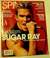 SPIN Magazine September 2001 Slipknot Sugar Ray Radiohead Ozzfest Madonna  picture