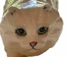 Royal Doulton figurine porcelain white cat. Persian. 7