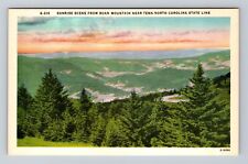 NC-North Carolina, Sunrise Scene From Roan Mountain, Antique, Vintage Postcard picture