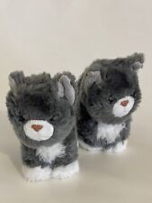 American Girl Doll Pet Gray & White Cat Poseable Set of 2 picture