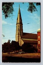 Bridgeport CT-Connecticut, St Augustine Cathedral, Antique Vintage Postcard picture