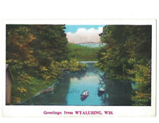 c.1900s Greetings From Wyalusing Wisconsin WI Postcard UNPOSTED picture