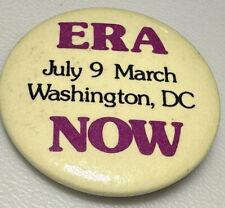 1978 Equal Rights Amendment Washington DC ERA Women Equality Pin Pinback Button picture