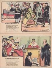 POLITIC PROPAGANDA SATIRE AFFAIRE HUMBERT set 10 Vintage Postcards (L3893) picture