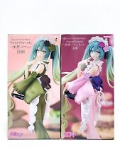 Vocaloid Hatsune Miku Figure SweetSweets Matcha Parfait & Sakura Set S/F Japan picture