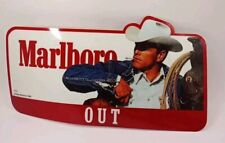 1989 New Vintage Marlboro Advertisement Sign For Door In/Out  picture