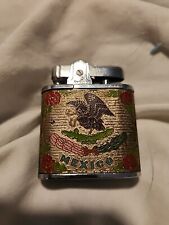 Vtg Ramson Lighter Old Enamel Bull Fighter Mexico Super Ative Automatic Antique picture