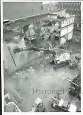 1985 Press Photo Demolition of McCrory's Building on Warren Street, Syracuse, NY picture