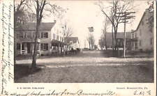 C. 1905 Brunnerville Pennsylvania Postcard Town Square Dirt Road Street View PA picture