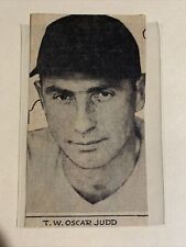 Oscar Judd Rochester Redwings Minor Lg. 1937 Sporting News Baseball Panel RARE picture