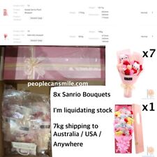Wholesale 8 Pc Sanrio Plush Bouquet - 7x Hello Kitty Bouquet, 1x Sanrio Bouquet picture