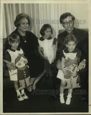 1971 Press Photo Dr. & Mrs. Thomas J. Payne III with children, family portrait picture