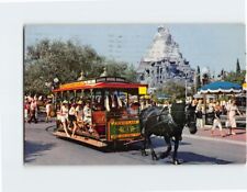 Postcard Horse Drawn Streetcar The Magic Kingdom Disneyland Anaheim CA USA picture