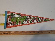 Vintage North Carolina Pennant 15 Inches Souvenir picture