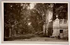 RPPC Avenue, Boston Common, Massachusetts MA Postcard picture
