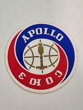 Original 1975 Apollo Soyuz Test Project ASTP Space Mission Soviet & NASA Sticker picture