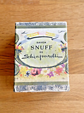 1920s SCHIAPARELLI Snuff Paris France Floral Original Box 'Pour Monsieur' picture