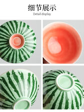 Creative Ceramic Watermelon Cover Bowl, Tea Bowl, Tea Cup picture