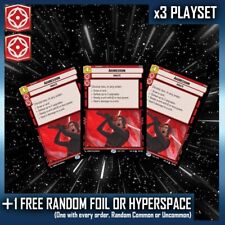 Star Wars Unlimited Aggression PLAYSET (x3) picture