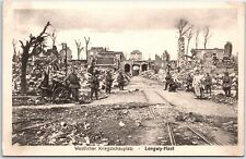 VINTAGE POSTCARD THE WORLD WAR I RUINS OF LONGWY-HAUT LORRAINE FRANCE c. 1916 picture