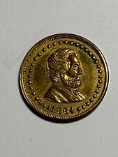 1864 Abraham Lincoln presidential campaign token AL 1864-45 picture