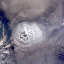 Near vertical view thunderhead over South America as photographed A- Old Photo picture